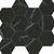 Anima Futura Unique Black 28.5x33 Composizione Esagono Lucidato Ret.