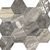 Anima Futura Keen Grey 28.5x33 Composizione Esagono Lucidato Ret.