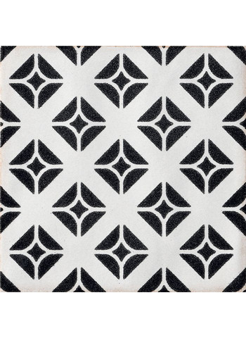 Wave Black B Naturale 20x20