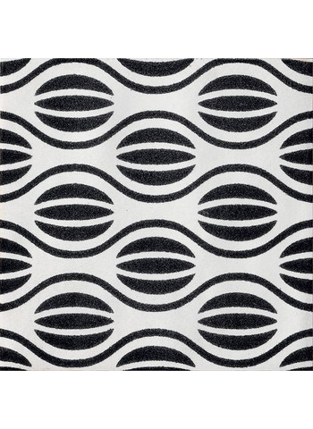 Wave Black C Naturale 20x20