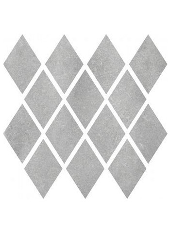 Grey Vetiver Naturale Mosaico Rombo 25x25