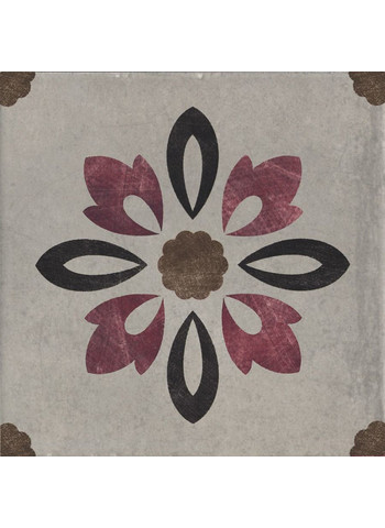 Rivalta Grigio Fiore Naturale Inserto 20x20