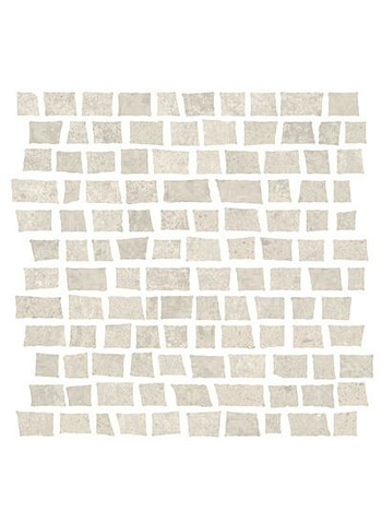 Metallo Bianco Naturale Ret. Mosaico Random 30x30