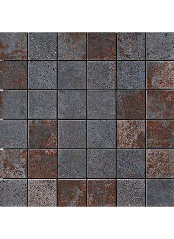Metallo Nero Naturale Ret. Mosaico Tessera 5-5 30x30