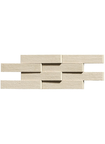 Argilla Avorio Naturale Ret. Mosaico Bricks 3D 12x29