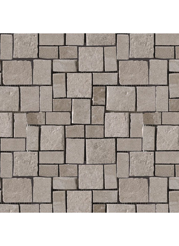 Naturelle Naturale Ret. Mosaico Spacco Burattato Irregolare 32x32