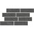 Promenade Ebano Naturale Mosaico Bricks 24x40