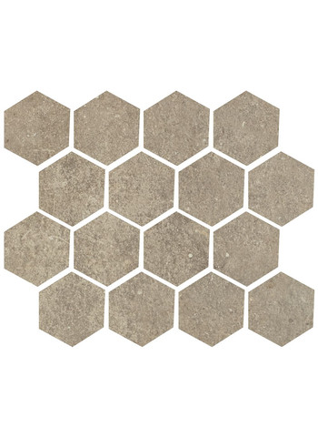 Tan Naturale Ret. Mosaico Esagona 25x30