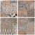 Studio 50 Rococo Red Naturale Ret. Inserto S4 30x30