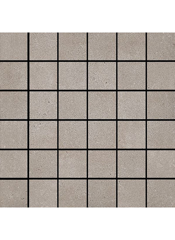 Grigio Caldo Lucidato Lap. Ret. Mosaico 5-5 30x30