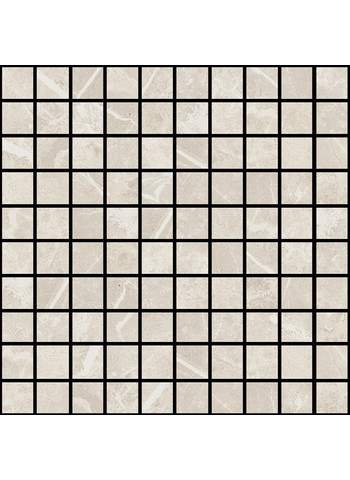 White dolomia Lucido Ret. Mosaico 3-3 30x30