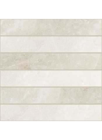White gold Naturale Ret. Mosaico 3D 5-30 30x30