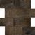 Flowtech Aged bronze Naturale Ret. Muretto 7.5-15 30x30