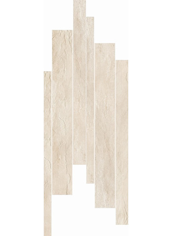 Ivoire Matte Ret. Modulo Listello Sfalsato 21x40