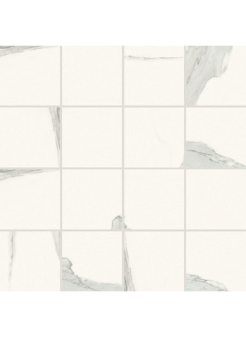 Statuario Soft Ret. Mosaico Tessere 7.5-7.5 30x30