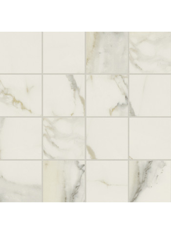 Calacatta gold Glossy Ret. Mosaico Tessere 7.5-7.5 30x30