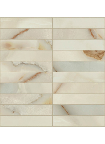 Onyx blanche Matte Ret. Mosaico 3-15 30x30