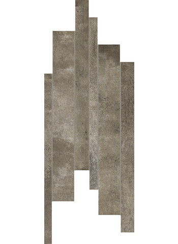 Matieres gris Matte Ret. Modulo Listello Sfalsato 21x40