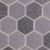 Hexagonal Hex Mix Lead Opaque 28.4x29.6