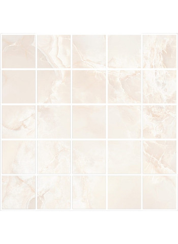 Rosa Lucidato Ret. Mosaico 5-5 30x30