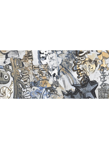Decoro Graffiti White 120x280 R10 Ret. 6mm